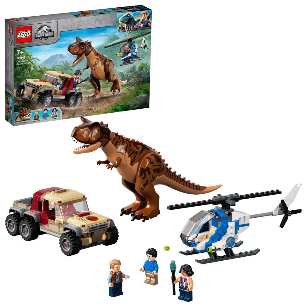 Jurassic World Carnotaurus Dinosaur Chase 76941 Building Kit (240 Pieces)
