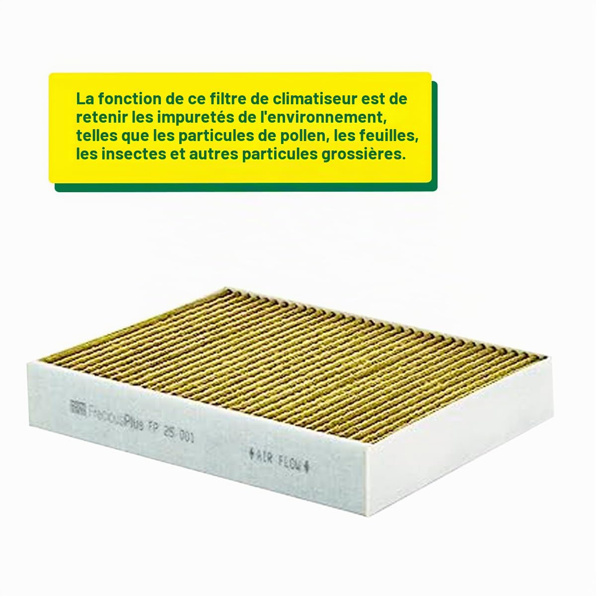 MANN-FILTER FP 25 001 Filtre à air de cabine - VÉHICULE DE TOURISME + UTILITAIRES