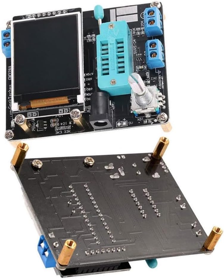 -for TC2 Transistor Tester Multimeter with Full-Color Display for Diode, Triode, MOS/PNP/NPN, Capacitor, Resistor, Inductor Testing, Auto Calibration