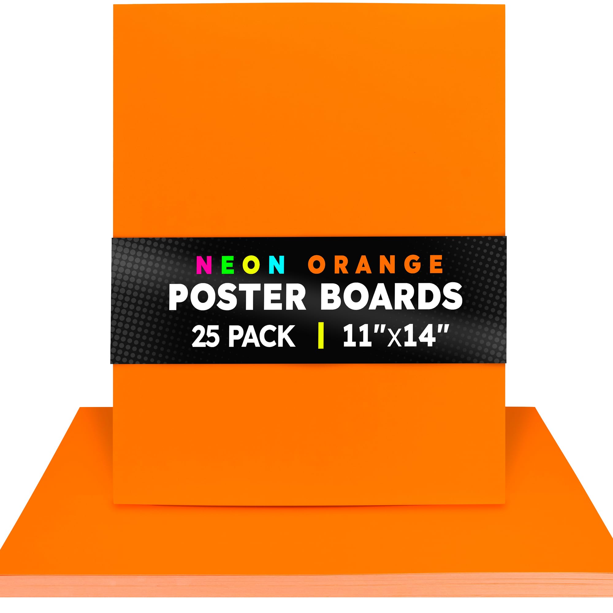 Amazon.com: Hygloss Medium Poster Board 11x14 - 25 Neon Orange