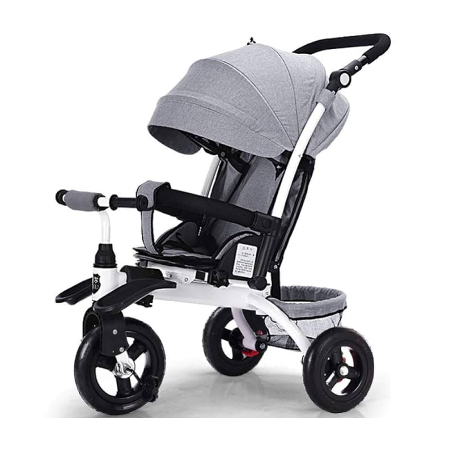 Amazon.co.jp: 4 IN 1ベビーチルドレン三輪車、回転シート付き