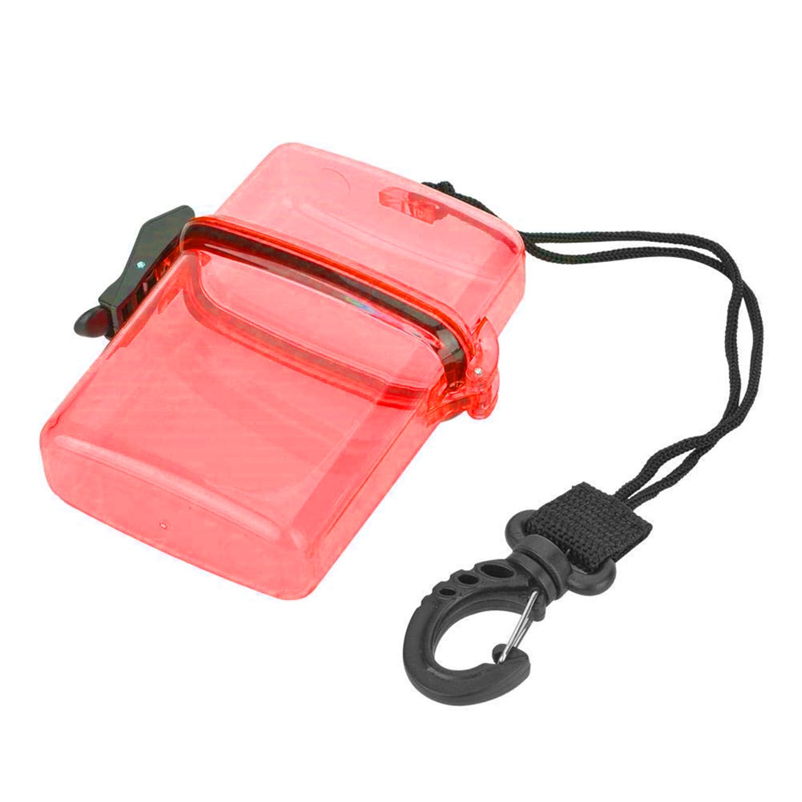Waterproofs Diving Seal Box with Lanyard Hook Underwater Clear Floating Watertight Case for Surfing Canoes Kayak