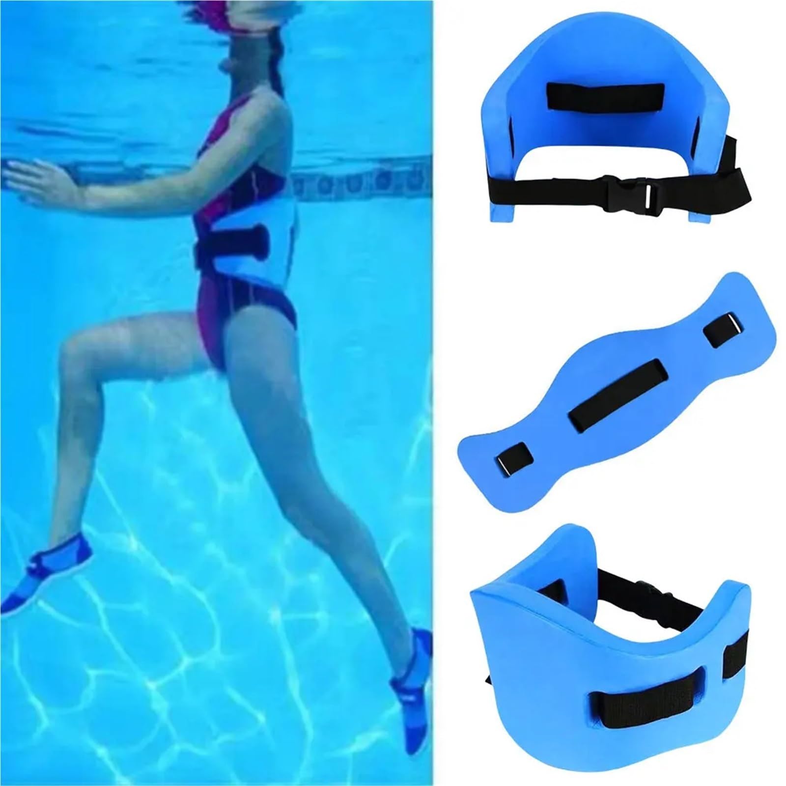 Schwimmgürtel Schwimmgürtel aus Eva, Verstellbarer, Schwimmbrett-Auftriebsgürtel for das Schwimmtraining im Pool