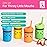 Elk and Friends Kids + Toddler Glass Cups | The Original 8oz Glass Mason Jar with Sleeves + Lids | Silicone Straws + Stopper | Smoothie Cup | Food Storage | Spill Resistant | Dishwasher Safe | 4 Pack