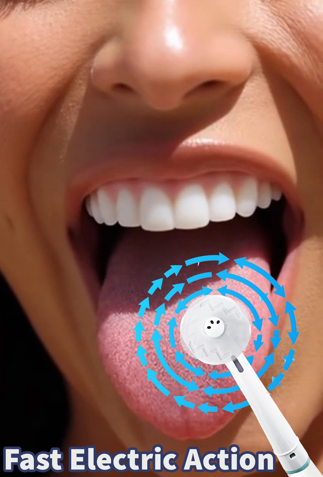Cabezales de repuesto para cepillo de dientes de repuesto compatibles con Oral B Braun, 8 piezas de cepillo de dientes eléctrico compatibles con cabezales de repuesto Oral B 7000/Pro