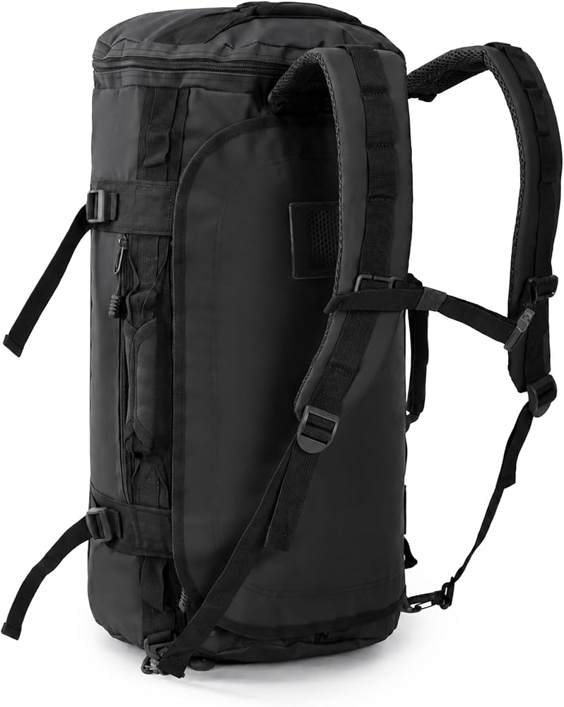 backpack or duffel bag for travel MIER Large Duffle Camping Gym Sports, 45L/60L/90L Our convertible duffel can Color:Beer (Limited to 1000) Strolking 260L Collapsible Beach Mewtique