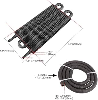 Amazon | ZS オイル クーラー キット トランスミッションオイル