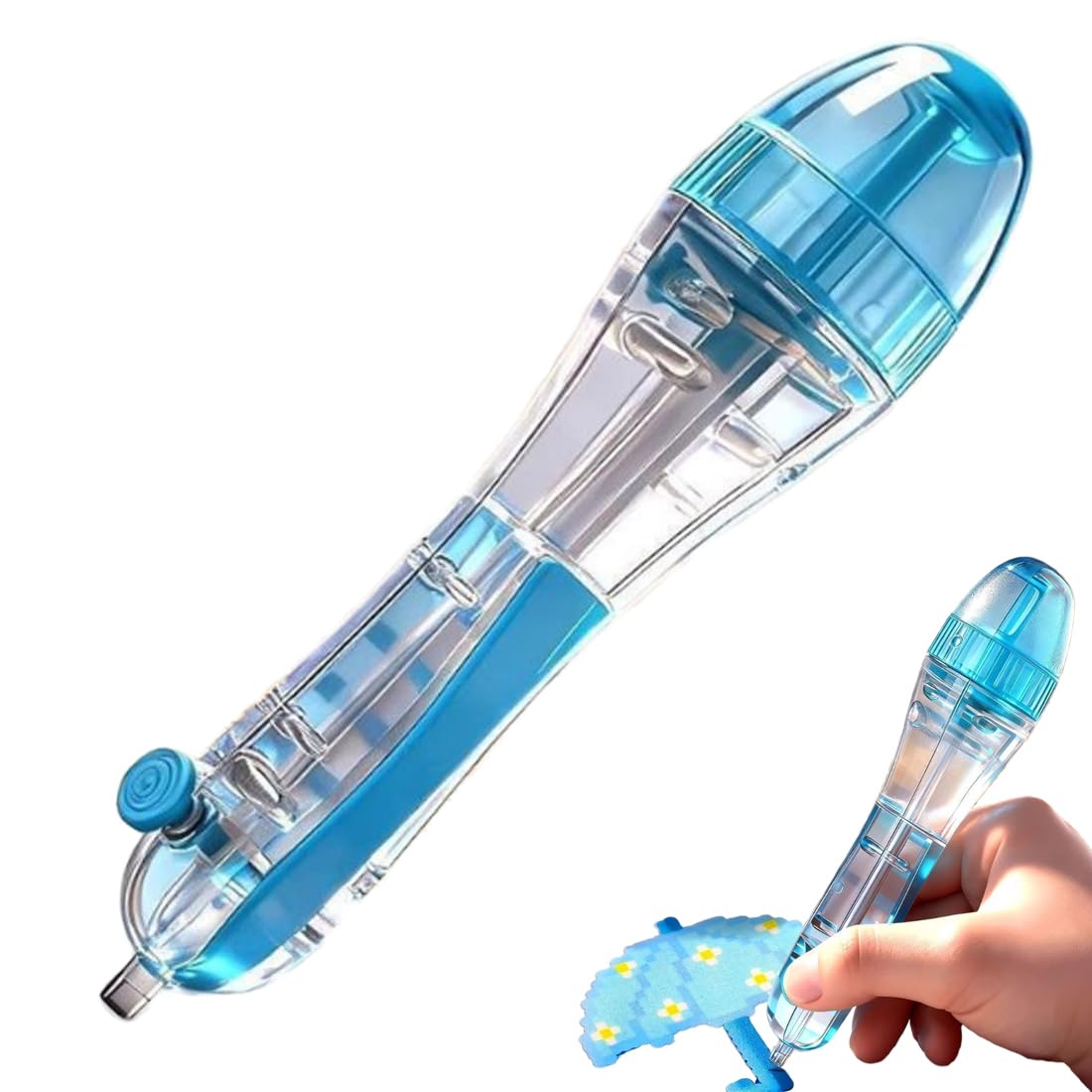 Bolígrafo ergonómico para Cuentas de Planchar para Manualidades navideñas DIY, interacción Entre Padres e Hijos y artesanía Infantil, dispensador de Cuentas de fusión (2,6mm)