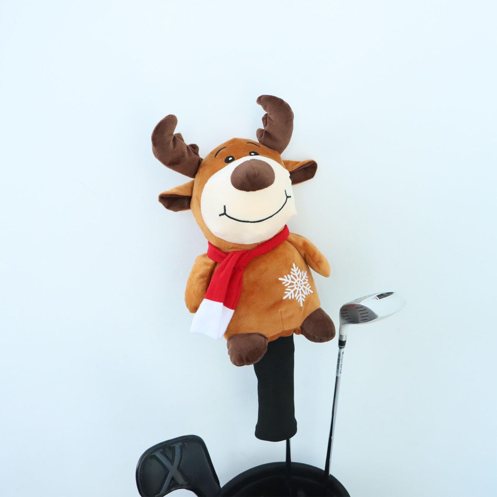 Golf Headcover Protector para Madera Funda de Animal de Peluche Reemplazo de Cubierta de Palo Manga de Club de Golf Material Tejido Suave Adecuado