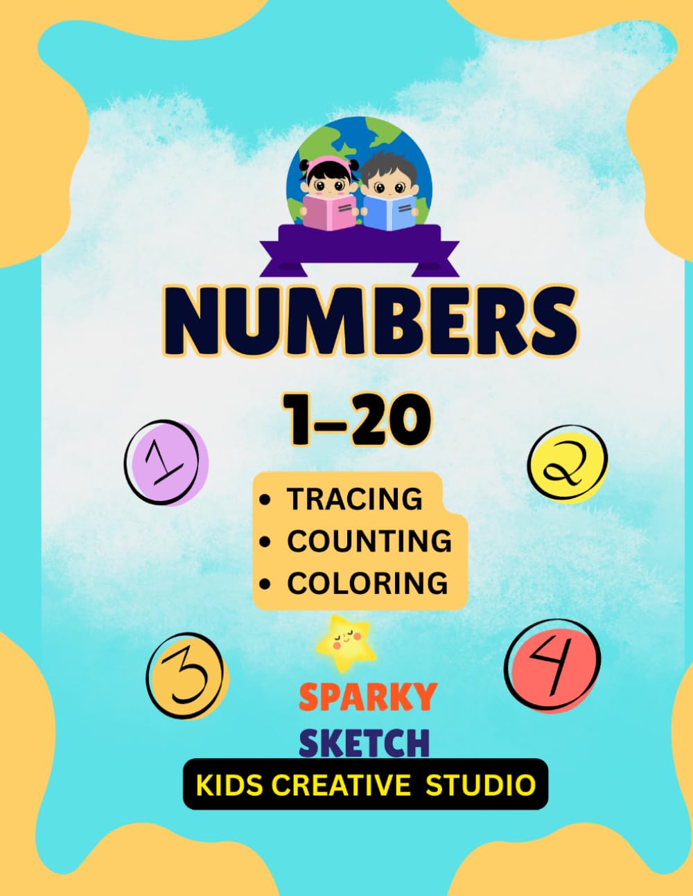 1 2 3 Numbers Tracing Book: Easy Number Writing Practice Workbook for Kids