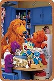 Bear in the Big Blue House 1997 Poster Metal Tin Sign 8' x 12' Vintage Retro Wall Decor for Plaque Poster Cafe, Club, Kitchen and home.