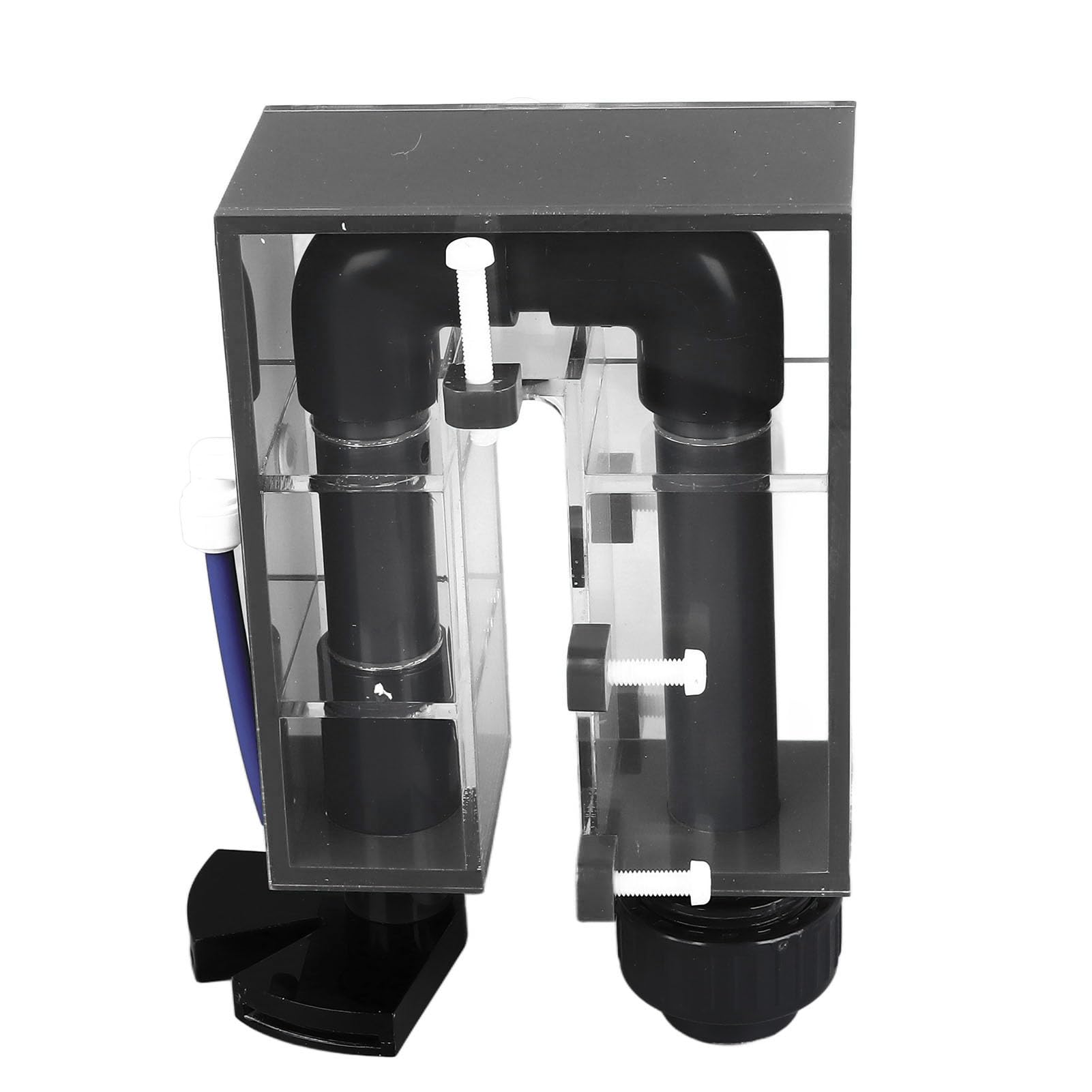 Zerodis Pompa Aeratore per Acquario per Acquario, Filtro per Vasca per Pesci Montato a Parete, Efficiente di Circolazione dell'Acqua per Serbatoi di Acqua Dolce e Salata, Scatola di Troppopieno in
