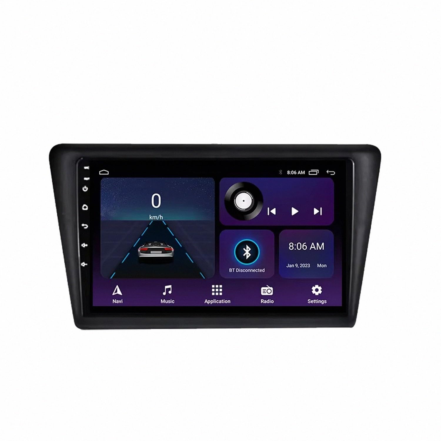 Radio Coche 2 DIN Skoda Rapid con Pantalla Android Auto 4 Nuclear 32G 8