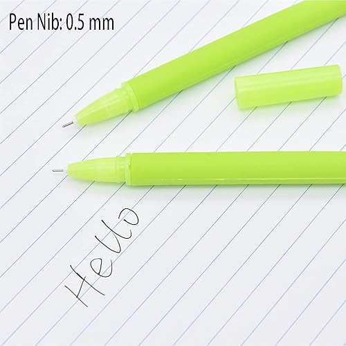 Miniatura 6 de 12 bolígrafos creativos de tinta de gel con flores artificiales, color negro líquido, de 0.020 in, tinta de gel para niñas y mujeres, suministros de