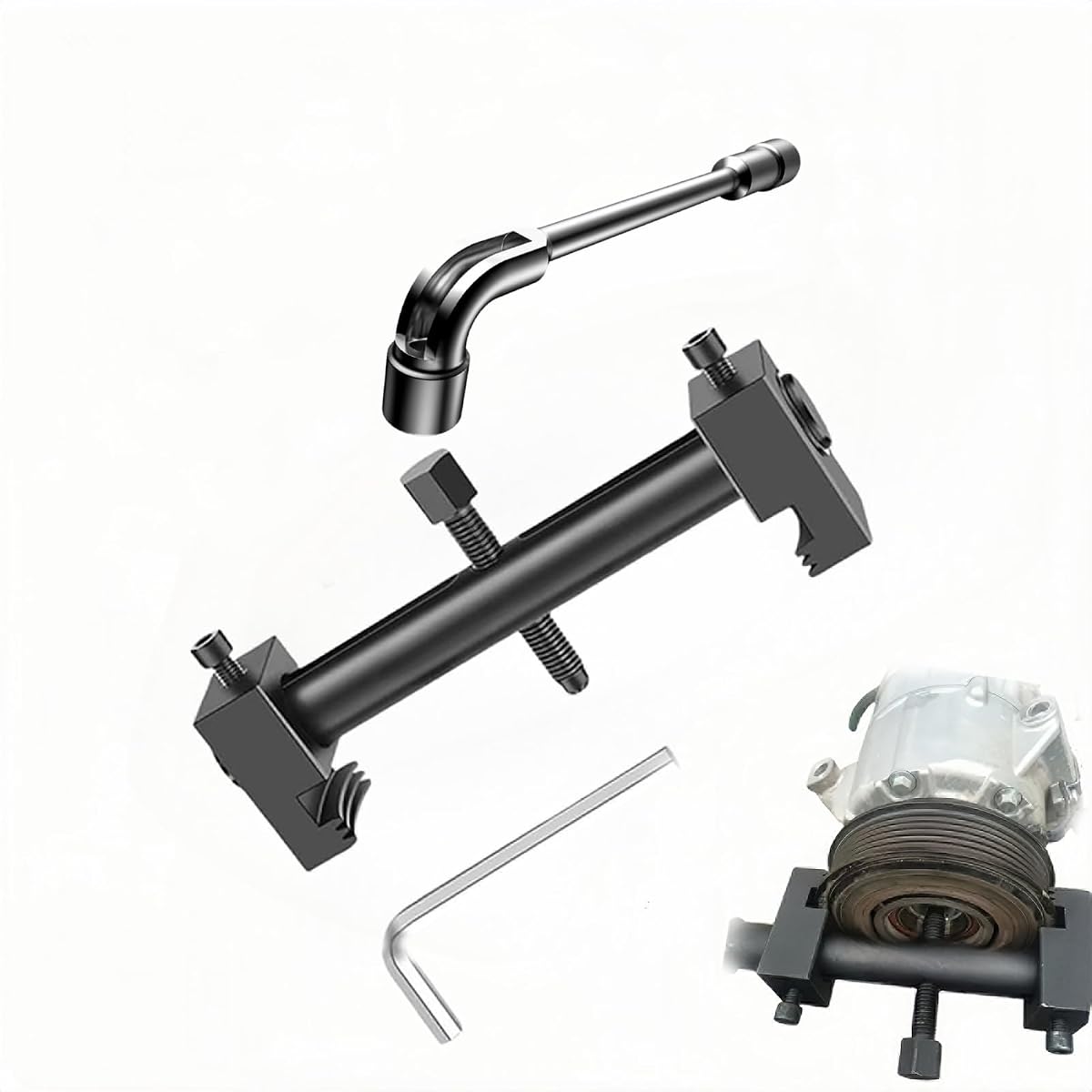 Prettyia Power Steering Pump Pulley Removal Tool，Pulley Removal Tool