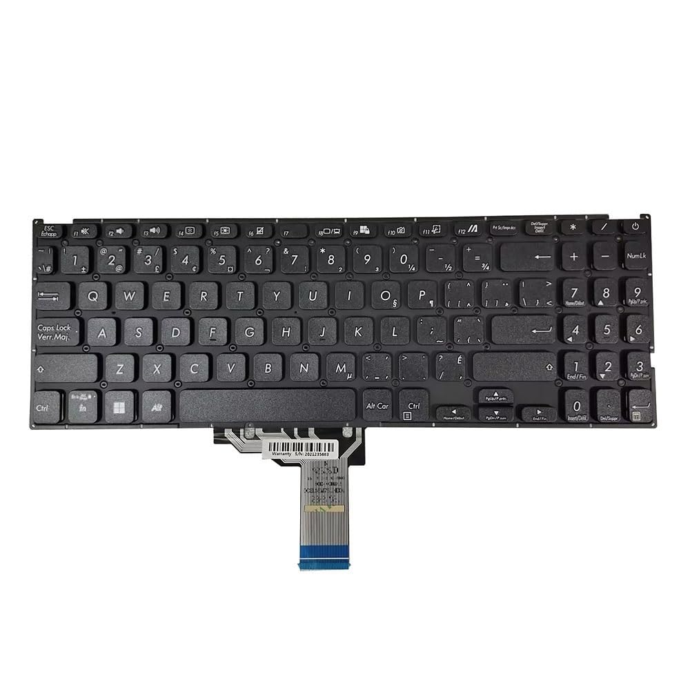 Clavier ASUS M509DA défaillant ? Remplacez-le par ce modèle noir CA - 2