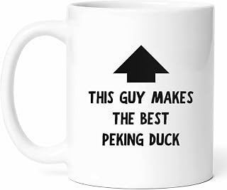 Best Peking Duck Cook Mug - Culinary Master Coffee Cup - Asian Cuisine Lover Funny Gift From Family - Dish Tea Mugs - Flavorful Cups - 11 Oz Ceramic Gifts For Birthday, Him, Her, Christmas, Chinese