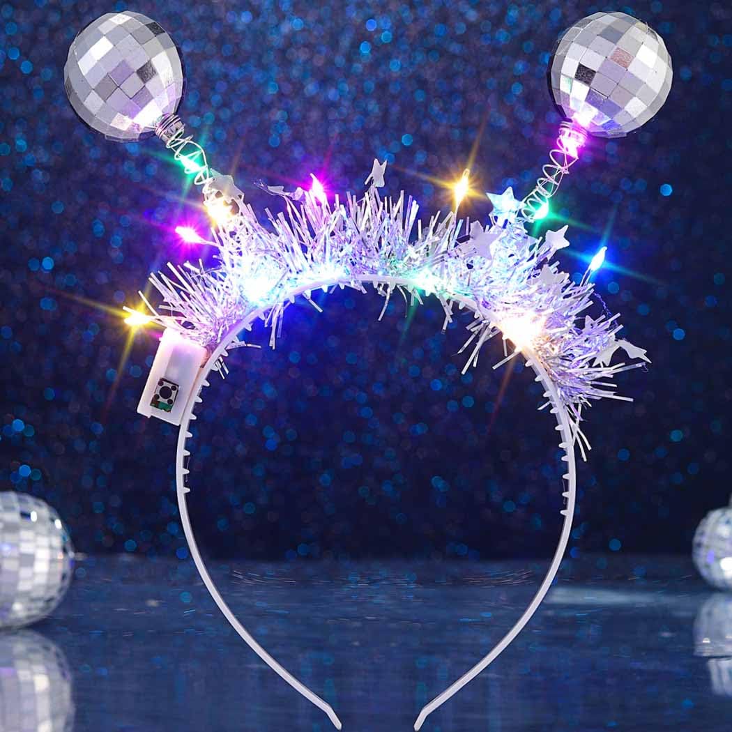 Photo 1 of Dresbe Alien Headband - Silver Disco Ball for Parties & Cosplay