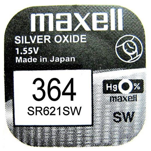 Pila Maxell Professional 364 - SR621SW 1,55V, 5 unidades