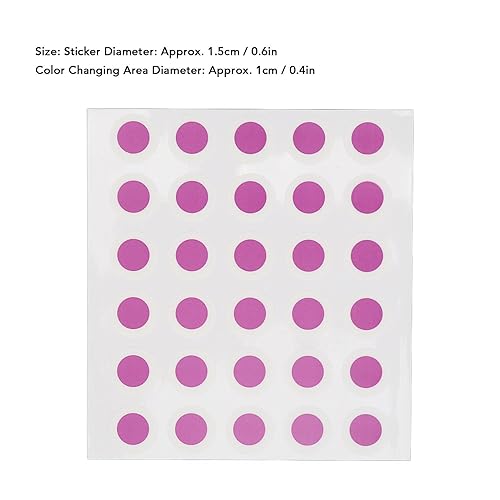 Miniatura 9 de Adhesivos de detección que cambian de color para actividades al aire libre, 150 unidades (morado)