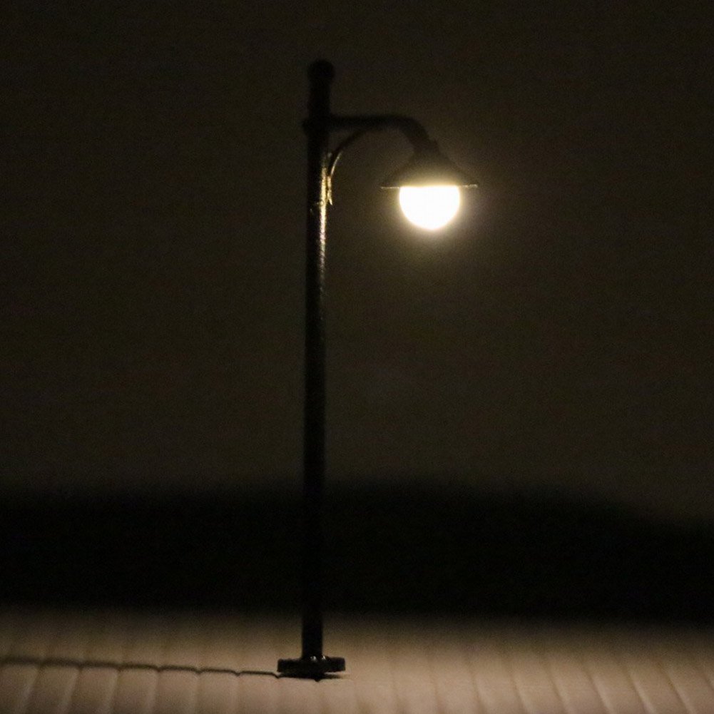 10 Lampes De Parc LED échelle 1:160 Pour Modèle De Train N - Tension 3V, Lumière Blanc Chaud, Avec Résistances Pour 12-16V