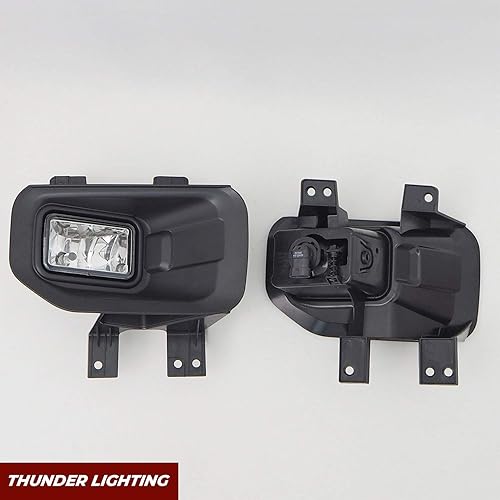 Miniatura 4 de Nuevo conjunto de luces antiniebla lado derecho del pasajero e izquierdo del conductor con arnés+interruptor+bombillas para Ford F-150 2015-2017