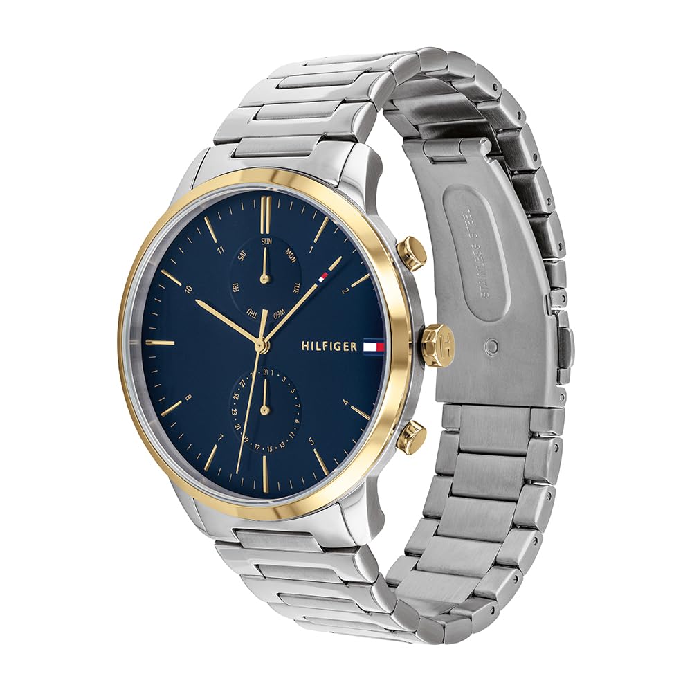 Tommy Hilfiger Herren Multi Zifferblatt Quarz Armbanduhr Hunter