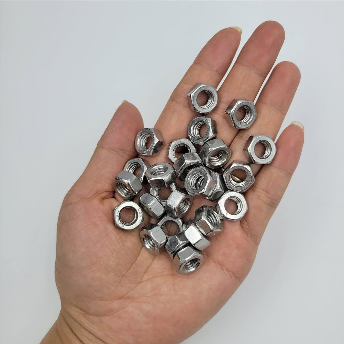 M8 Stainless Steel Hex Nuts - 30pcs -2 M8 Stainless Steel Hex Nuts - 30pcs -2