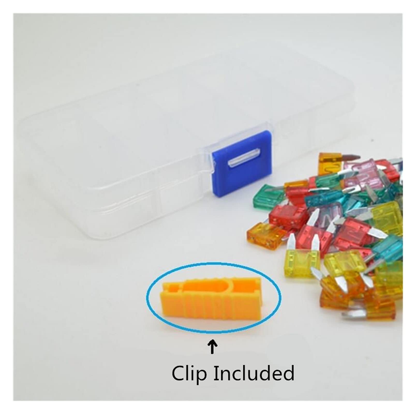 FIDEMM Fusible 5. 0PCS.Assortiment de fusibles de véhicule à Lame d'insertion Droite Moyenne de Voiture Automatique 3/5/7.5/10/15/20/25/25/5/5/20 fusible