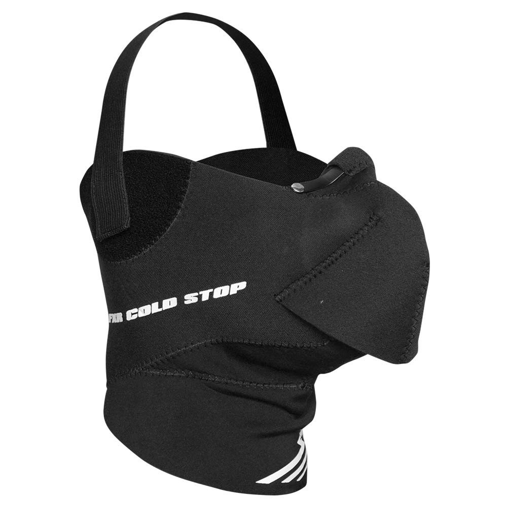FXR Cold Stop Anti-Fog Mask Full Neck Coverage Lightweight Snowmobile Snocross - Black - OSFA