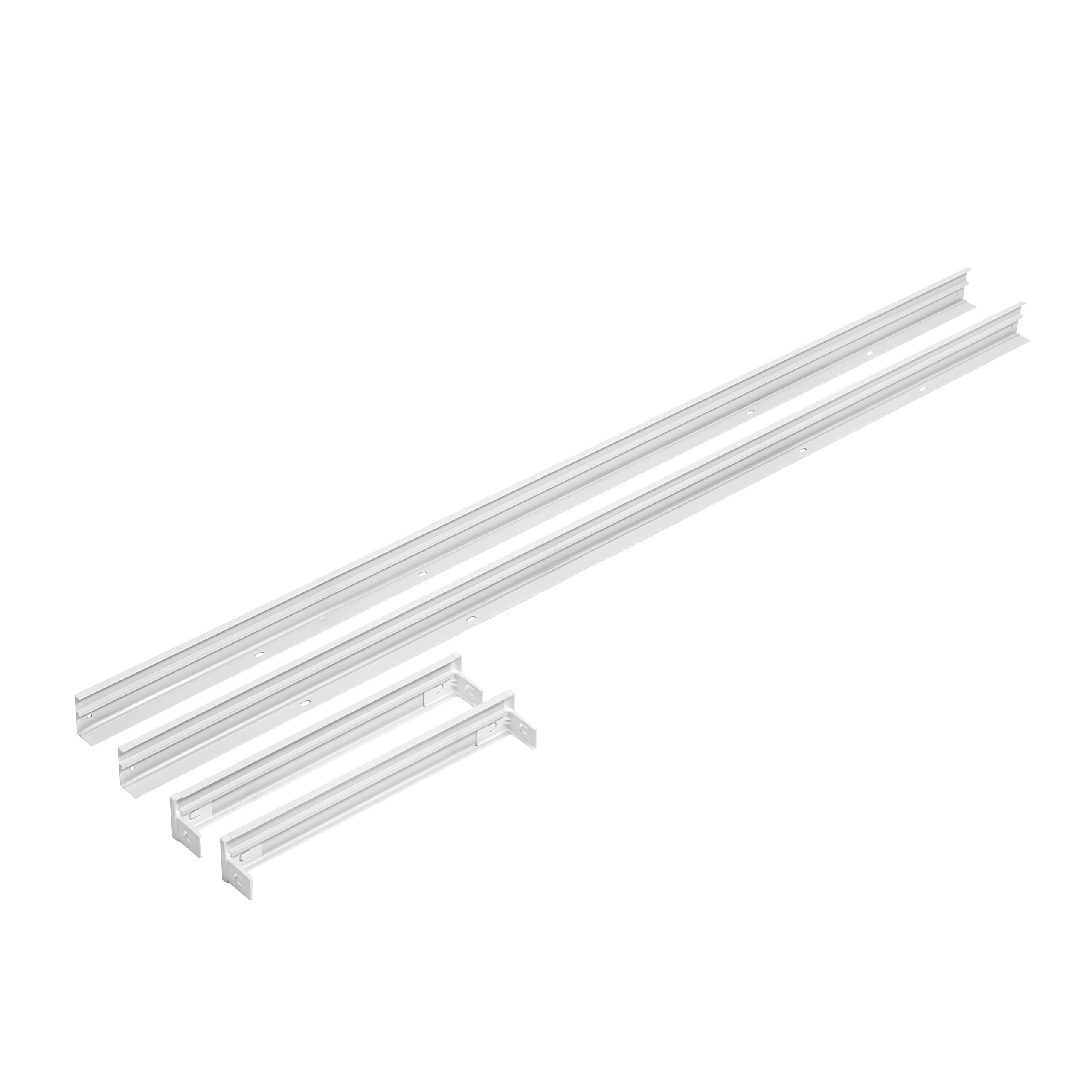 10x LED Panel Aufbaurahmen 120x30cm Montagerahmen Aluminium