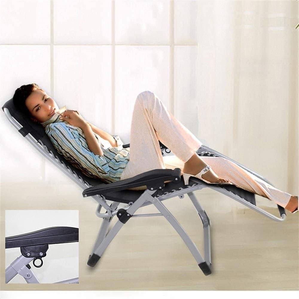 Lettino Prendisole Pieghevole, Sedia A Sdraio Da Patio A Gravità Zero, Poltrona Relax Da Giardino Regolabile Multi-angolo, Supporto 200 Kg, Sedia A Sdraio Portatile Per Interni Ed Esterni Per Spiaggia