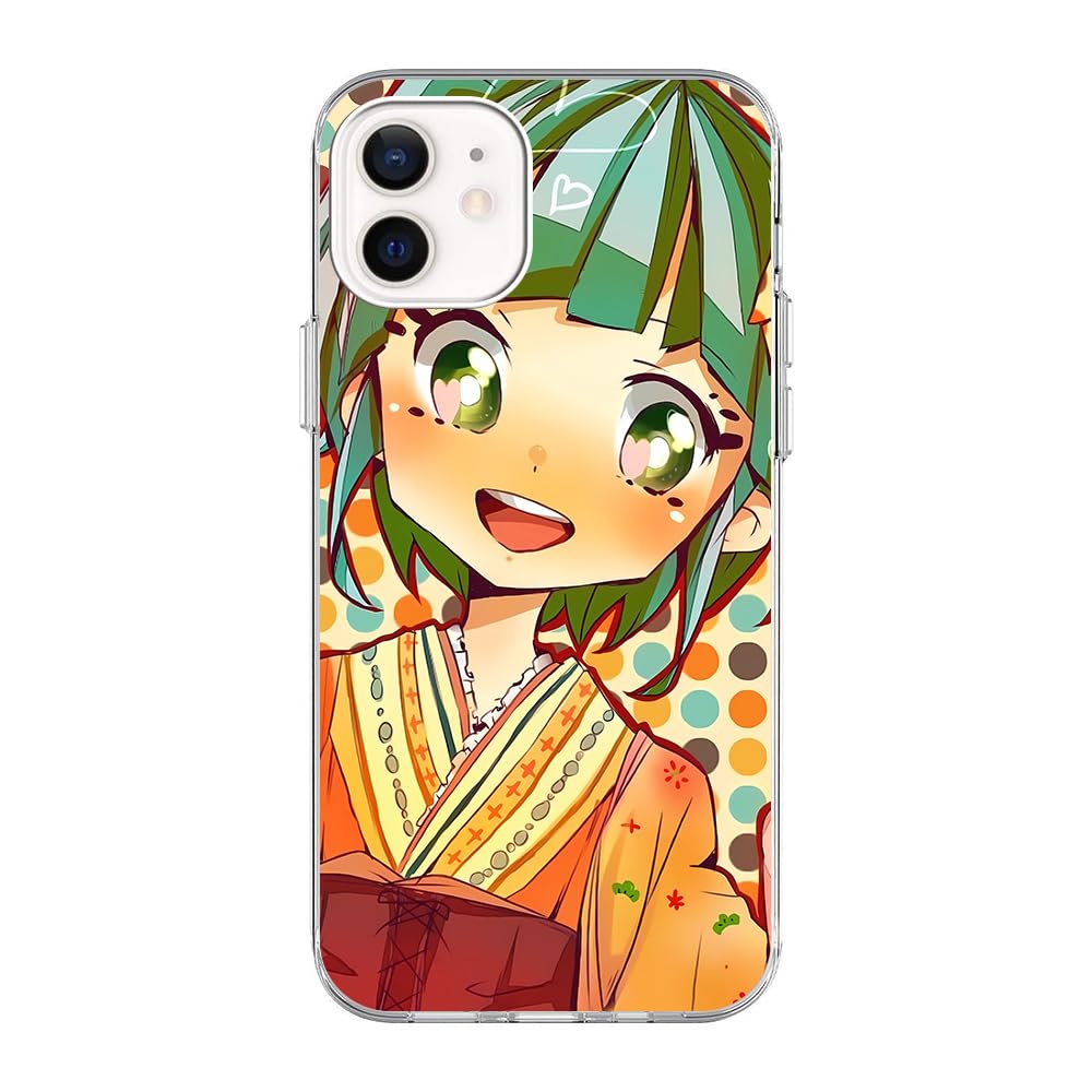 Clear Soft Thin Anti-Stain Lightweight TPU Transparent Wireless-Charging Cover Case for Apple iPhone 11 Kayano Kaede Anime Japan Role09