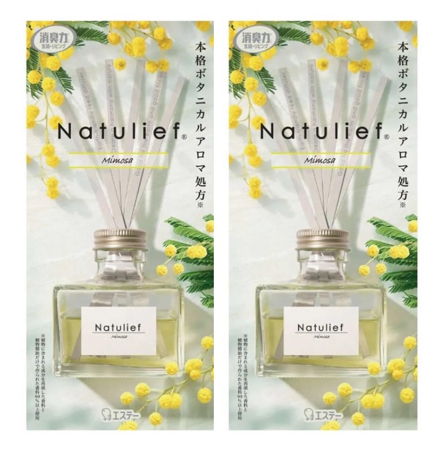 ● Natulief ナチュリーフ リードディフューザー ミモザ  ×8 Amazon.co.jp: 【2個セット】ナチュリーフ リードディフューザー