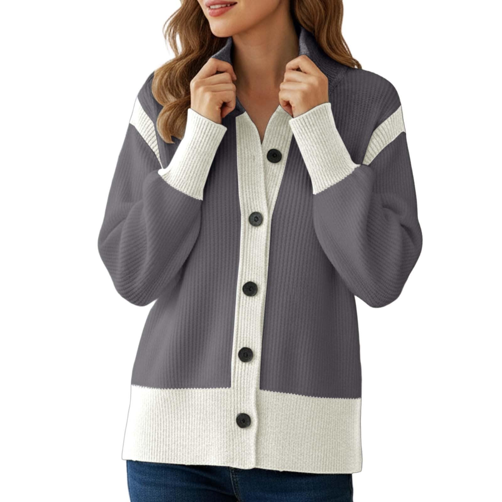 Cardigan tricoté coloré manches longues pull ouvert devant doux léger