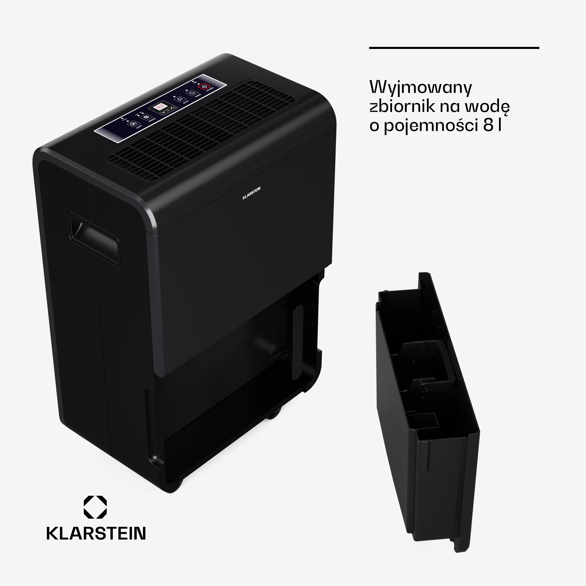 Klarstein DryFy Smart Osuszacz Powietrza 70L/24h 8L Antracyt