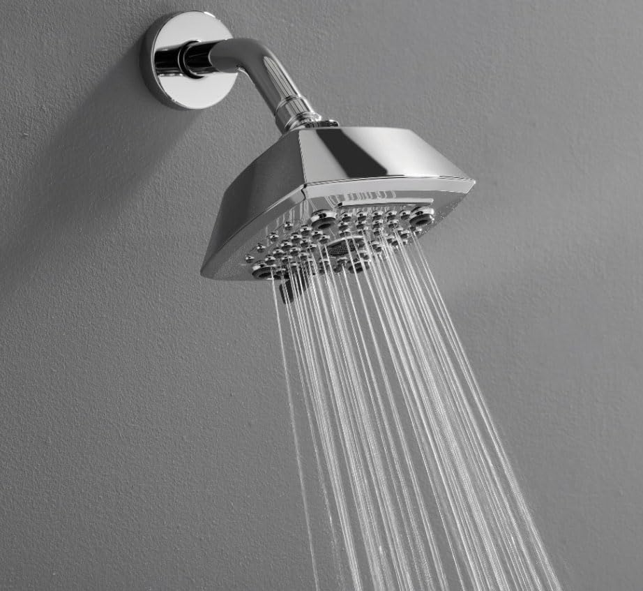 Aquieen Wall Mounted Multi Function Overhead Shower 5 X 5" Square (Chrome) (B0CK2DP4WJ) Amazon Price History, Amazon Price Tracker