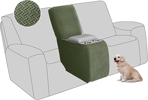 Miniatura 53 de ALIECOM Fundas 100% impermeables para sofá seccional reclinable en forma de L, funda elástica para sofá seccional reclinable de esquina, protector