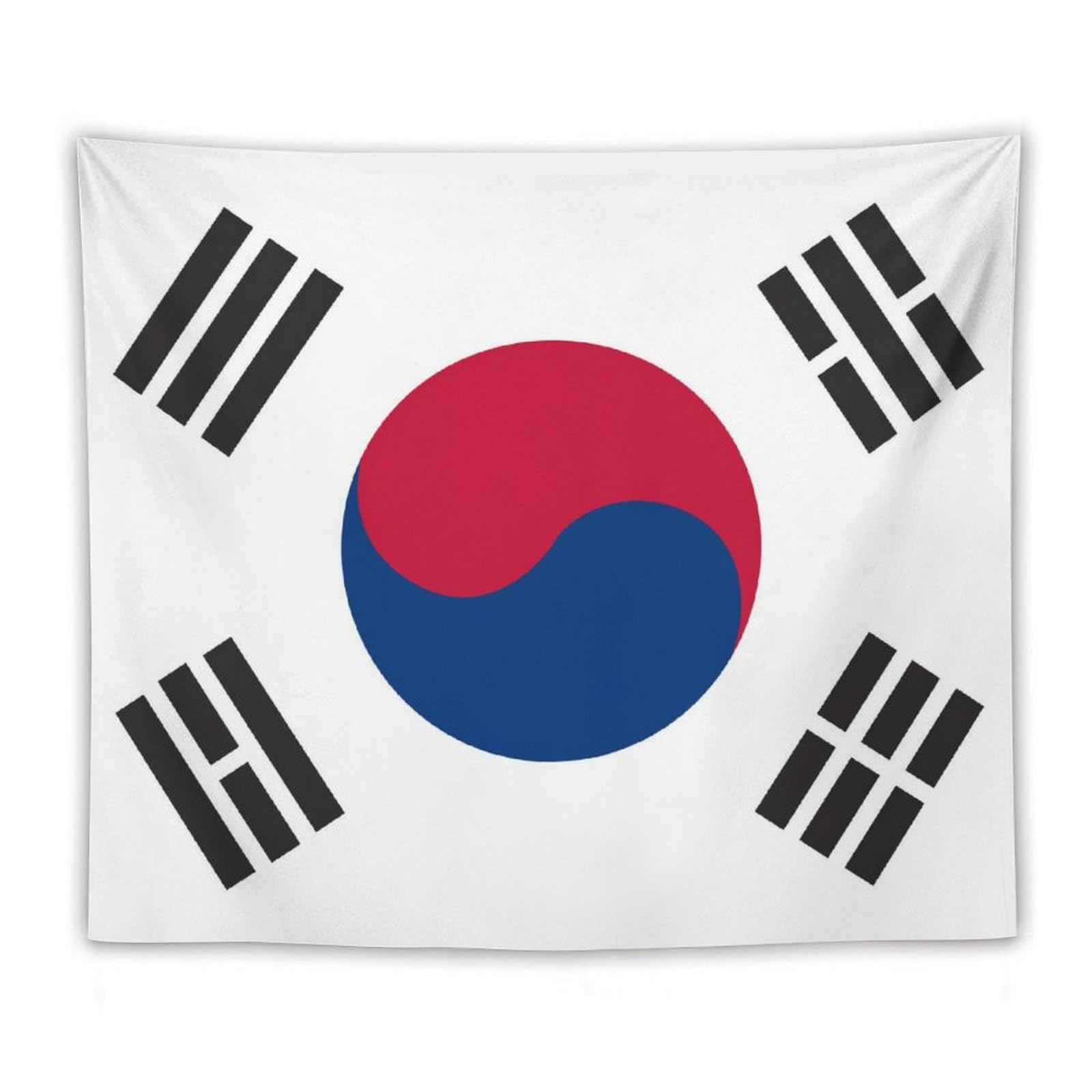 XingFox Korean Flag Tapestry Wall Hanging, National Flag Art Wall Decoration Tapestry, For Bedroom Living Room Dorm Home Decoration, 50"x60"