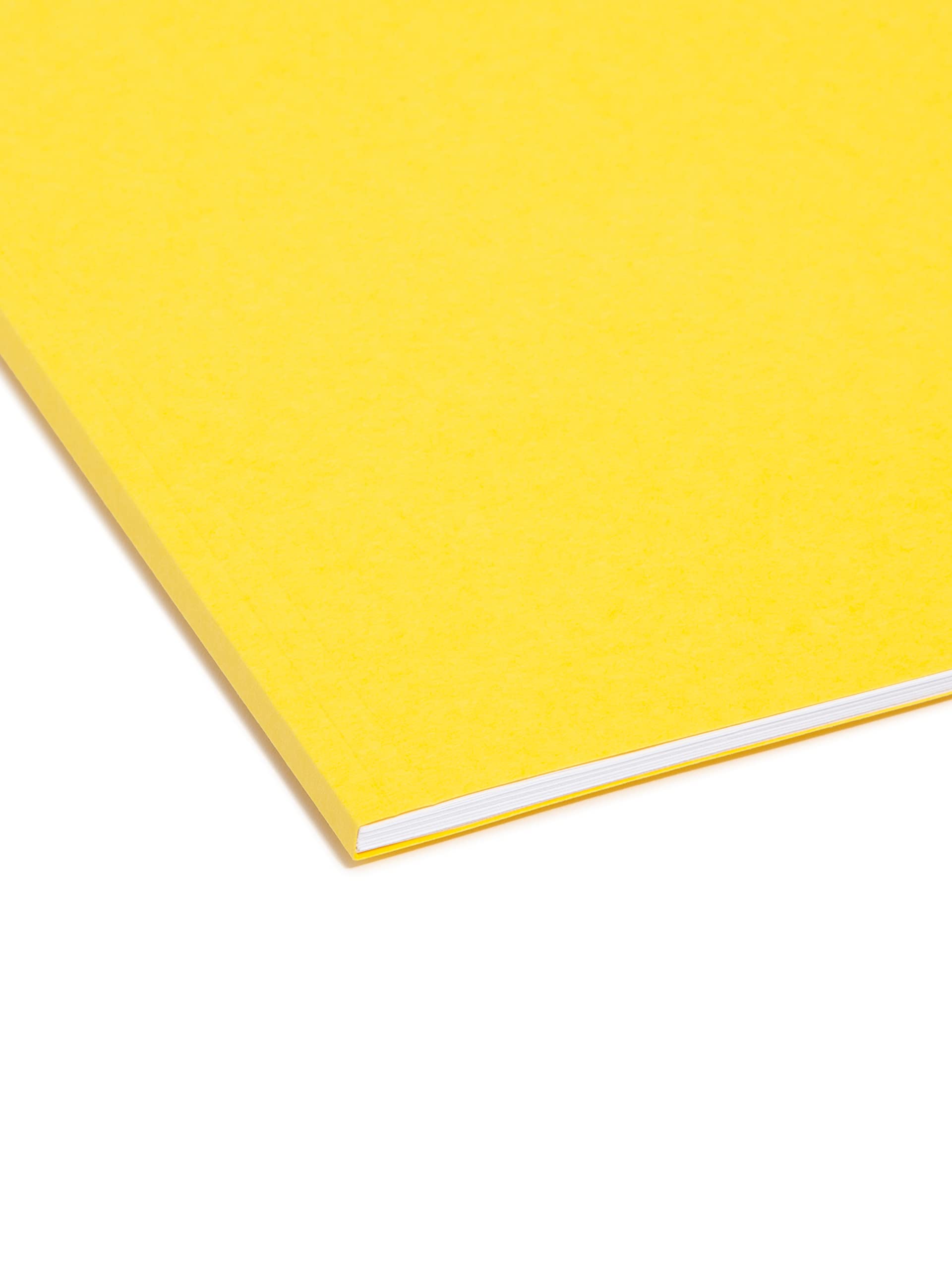 Smead Folders 1/3 Cut Letter Yellow (100) Plastikowy Żółty plik - pliki (Plastik, Żółty, List, 295,3 mm, 233 mm)