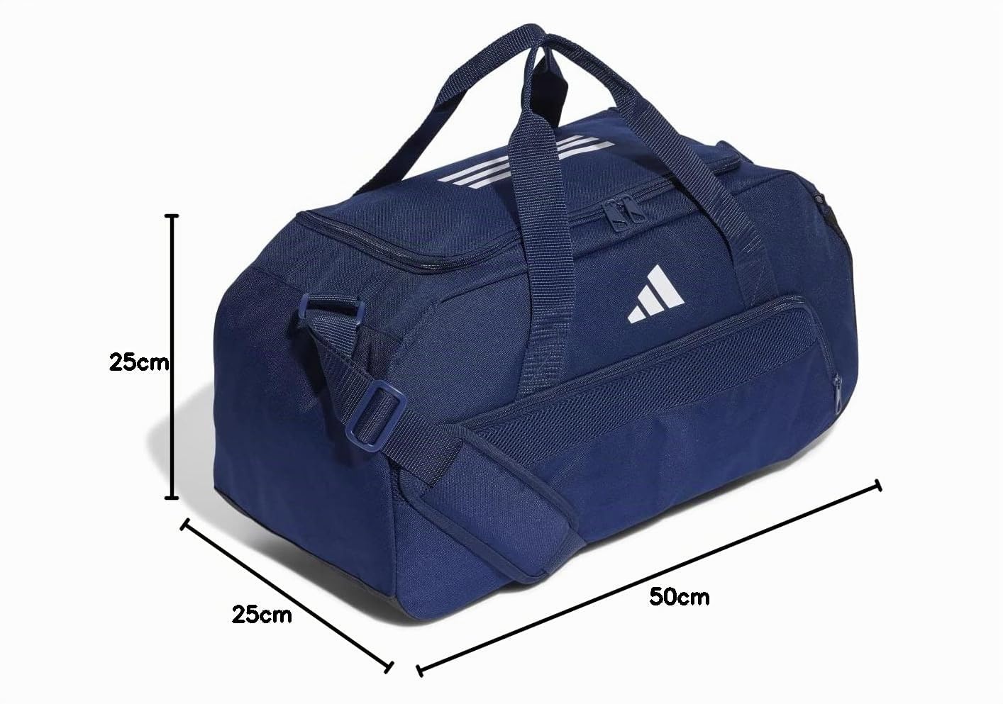 adidas Unisex - Adulto Tiro League Duffel Bag, Team Navy Blue 2 / Black/White, S