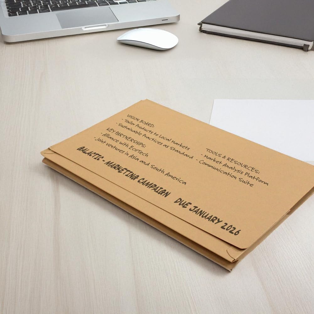 Exacompta - Ref PW3-YLWZ - Guildhall - Pocket Wallet, 14x10" / 35 x 24.2cm, 315gsm Premium Quality Heavyweight Manilla, Suitable for A4 & Foolscap Documents - Yellow, Pack of 50