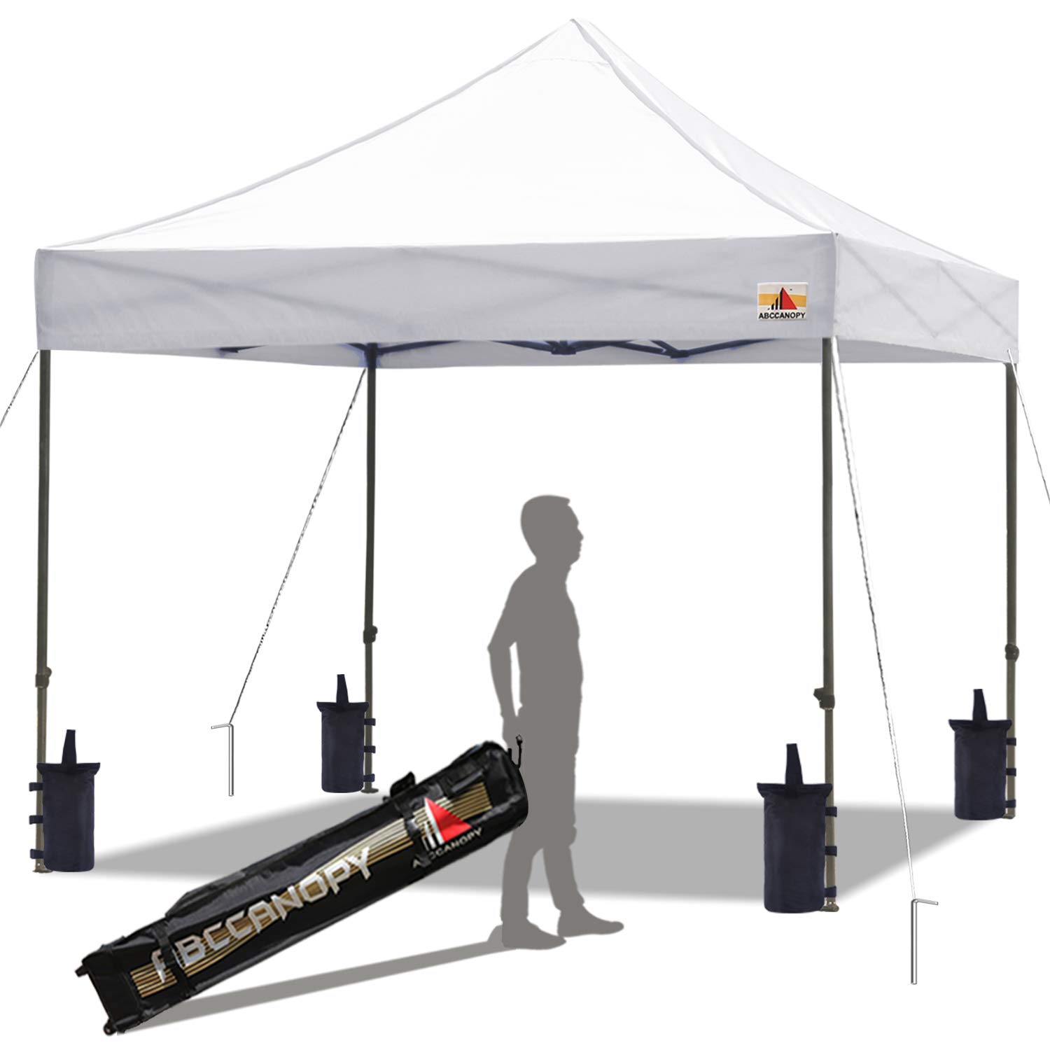 ABCCANOPY Popup Canopy 10x10 Outdoor Canopy Tent Commercial Canopy