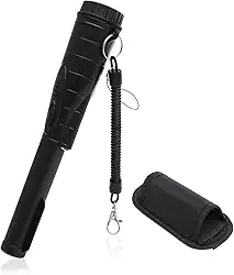 Detector de metais portátil totalmente à prova d'água para adultos e crianças, varinha de ponteiro de pino pequeno, detecção de 360°, alta precisão, 3 modos de alerta, profissional para ouro, na praia