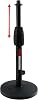 Gator, Frameworks Gfw-Mic-0601 Microphone Stand, For Desk, Round Base And Rotary Lock, Black