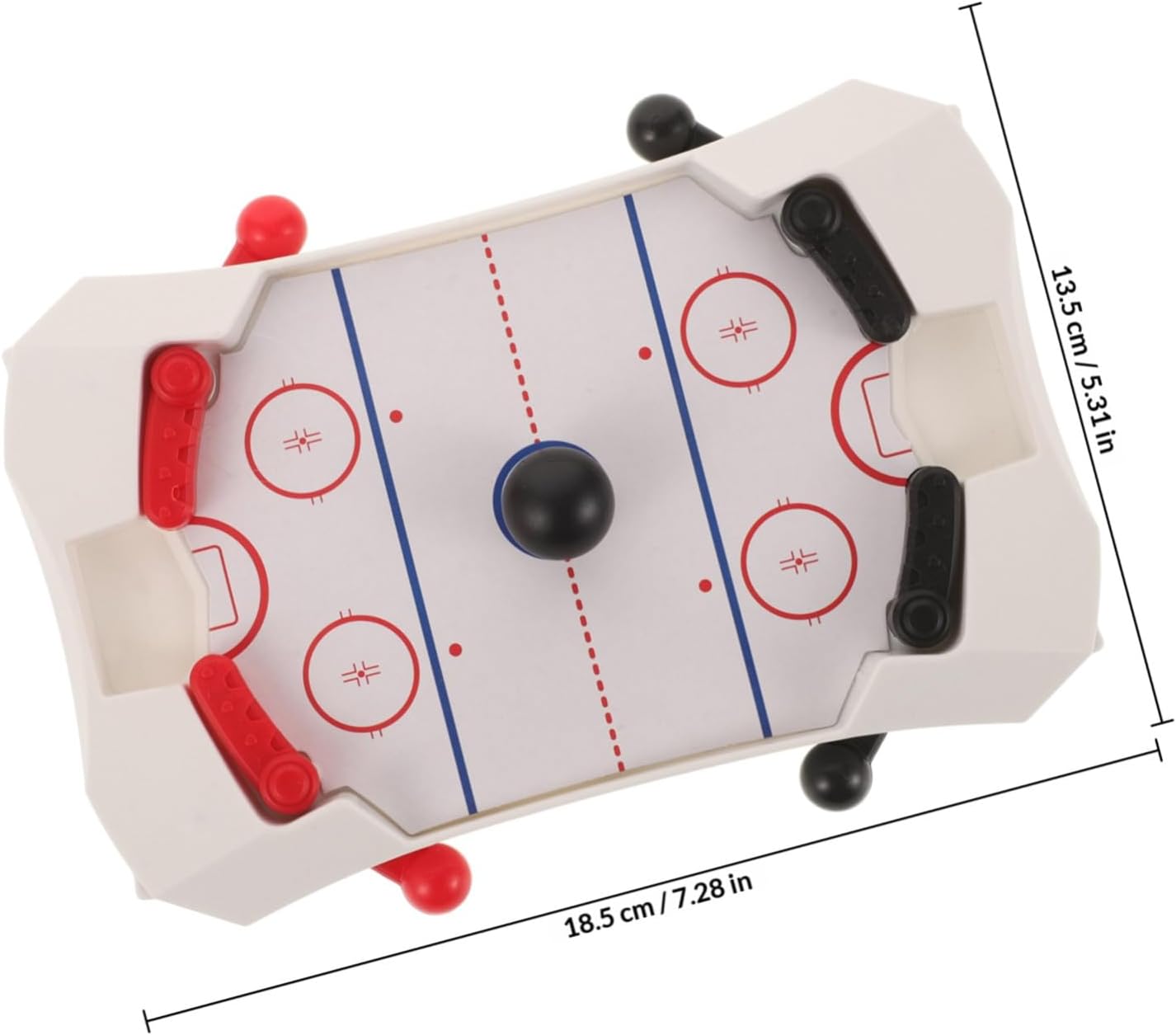 Interactive Hockey Table Game Compact Dual Player Tabletop Hockey Supplies for Family Fun Easy Assembly Elegant Design for Indoor Entertainment