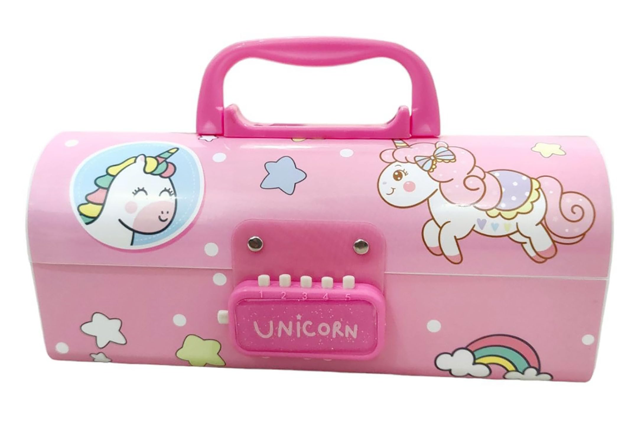 GJSHOP Plastic Pencil Box With Code Lock Pen Case Large Capacity Multi-Layer Multi-Function Storage Bag Secret Compartment Pencil Box (Unicorn),Pink (B0CY8BJSCL) Amazon Price History, Amazon Price Tracker