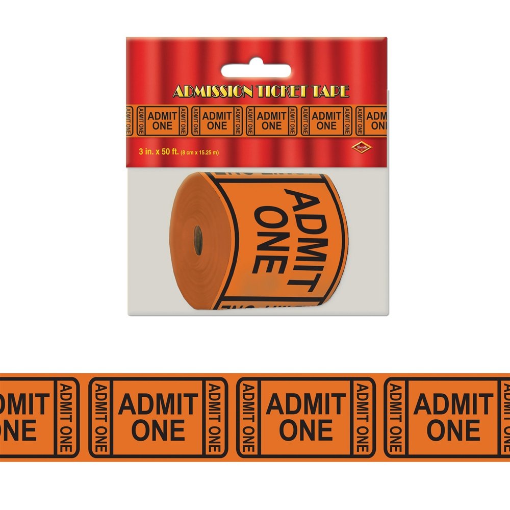 Admission Ticket Tape