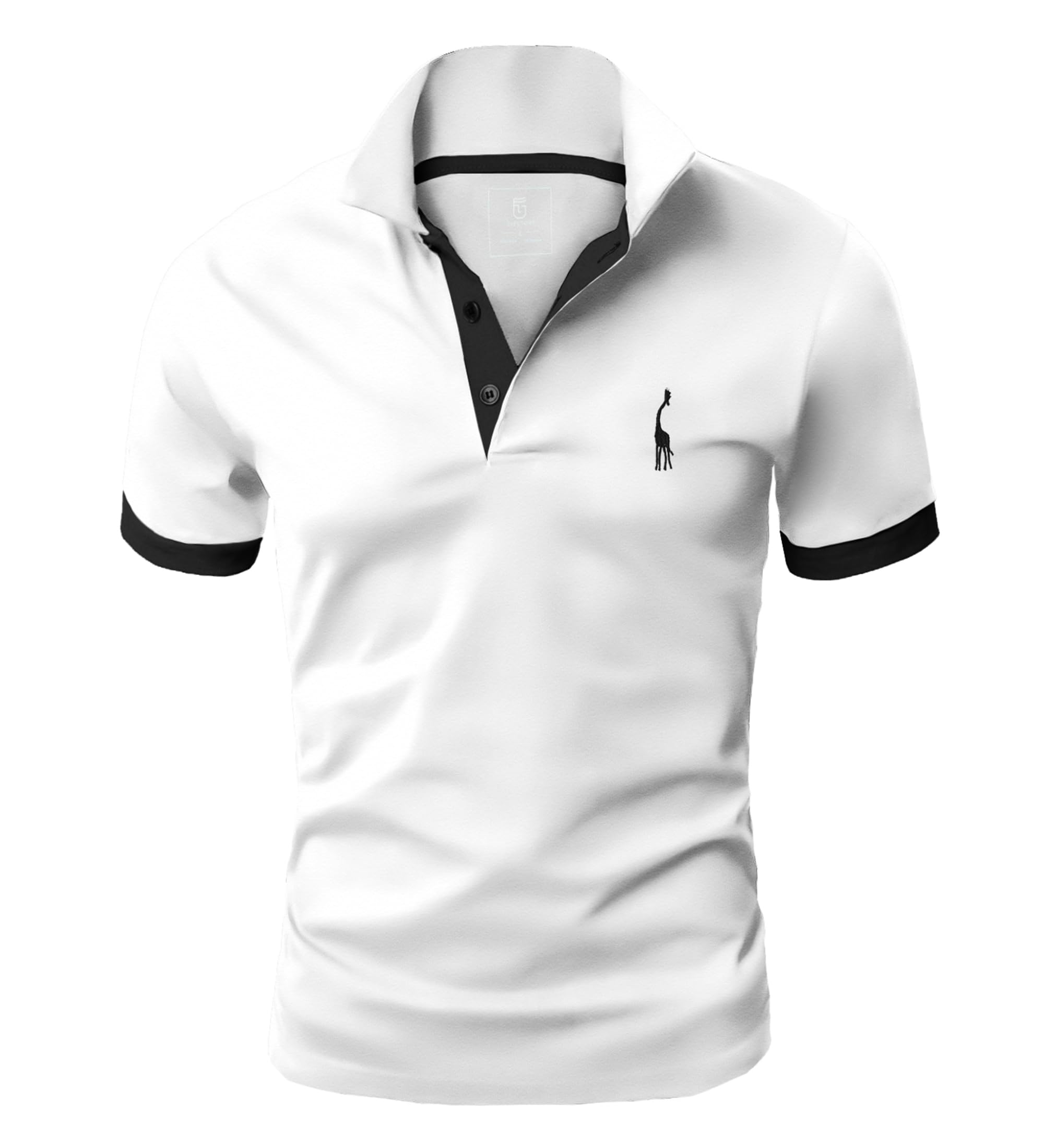 GLESTORE Polo Homme T Shirt Manche Courte Golf Tennis Casual Sport T-Shirt Coton Vetement