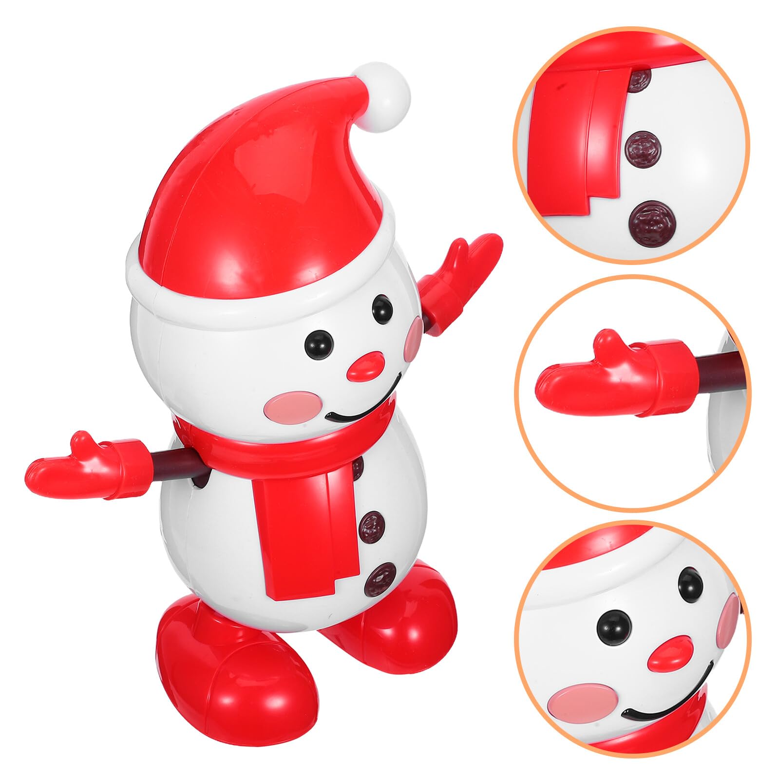 Muñeco de Baile de Juguete Navideño Figura Musical Animatrónica Decoración para Fiesta de Invierno Coleccionable para Adultos